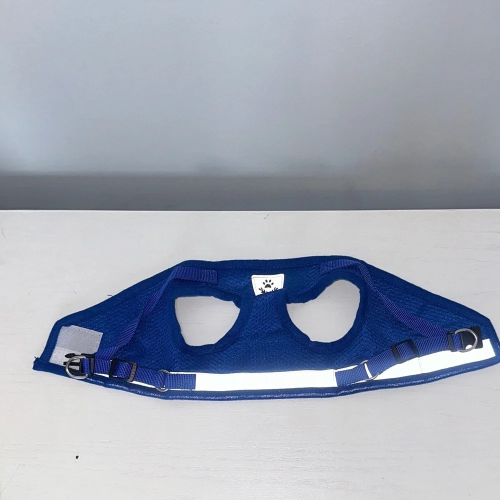 Blue Pet Harness with Leash